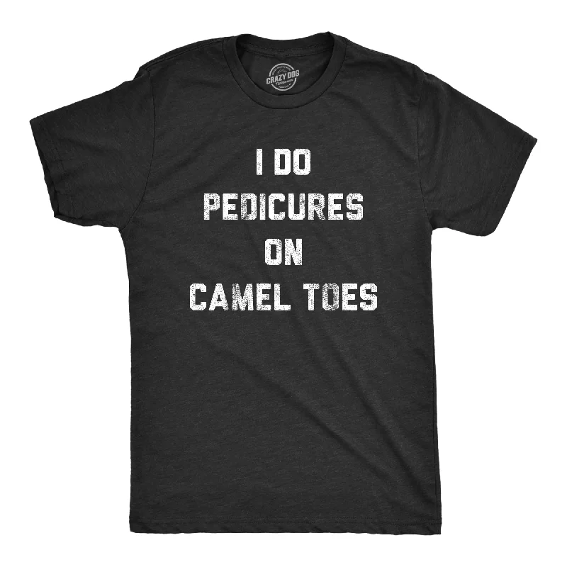 Men's sustainable jersey t-shirt-I Do Pedicures On Camel Toes Men's T Shirt