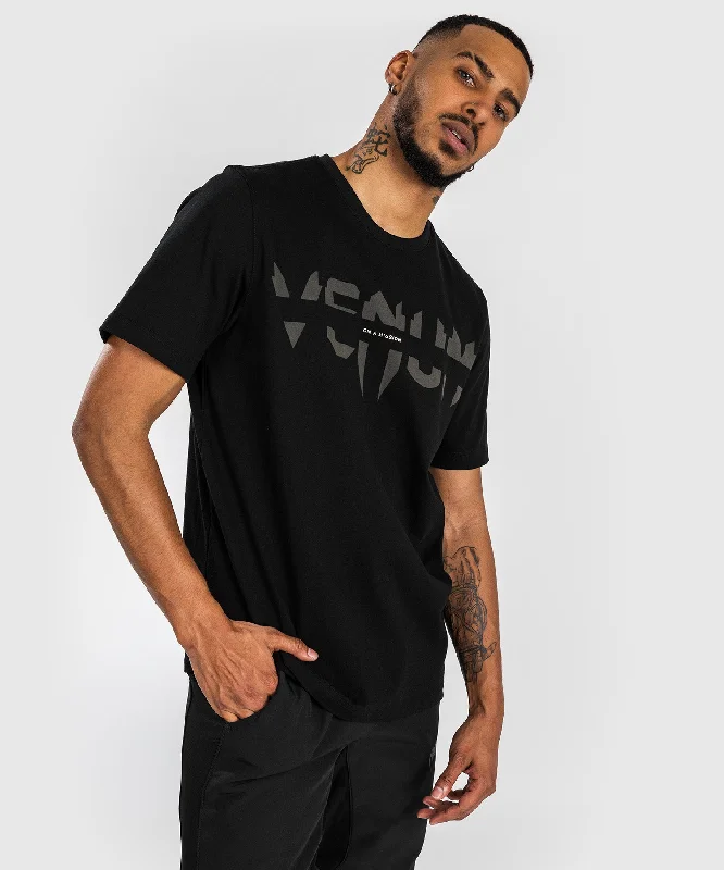 Men's ultra-breathable athletic t-shirt-Venum On Mission T-shirt - Regular Fit - Black