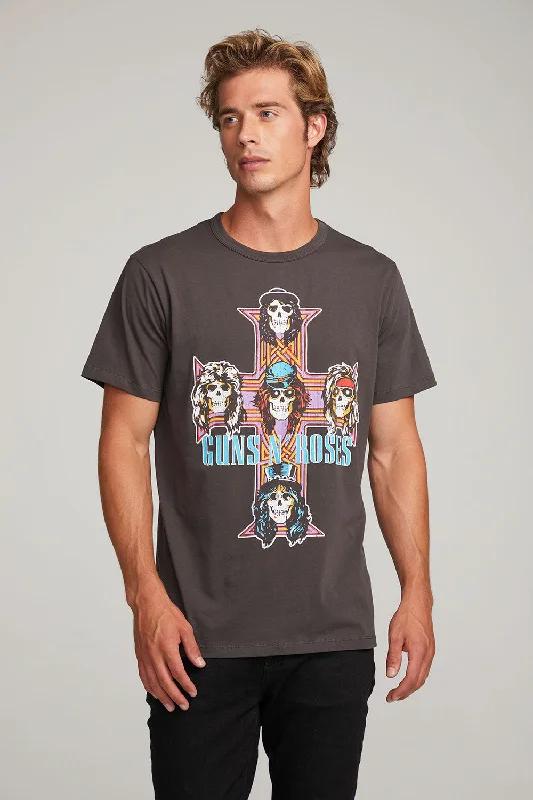 Men's comfortable wear t-shirt-Guns 'n Roses Paradise City Mens Tee