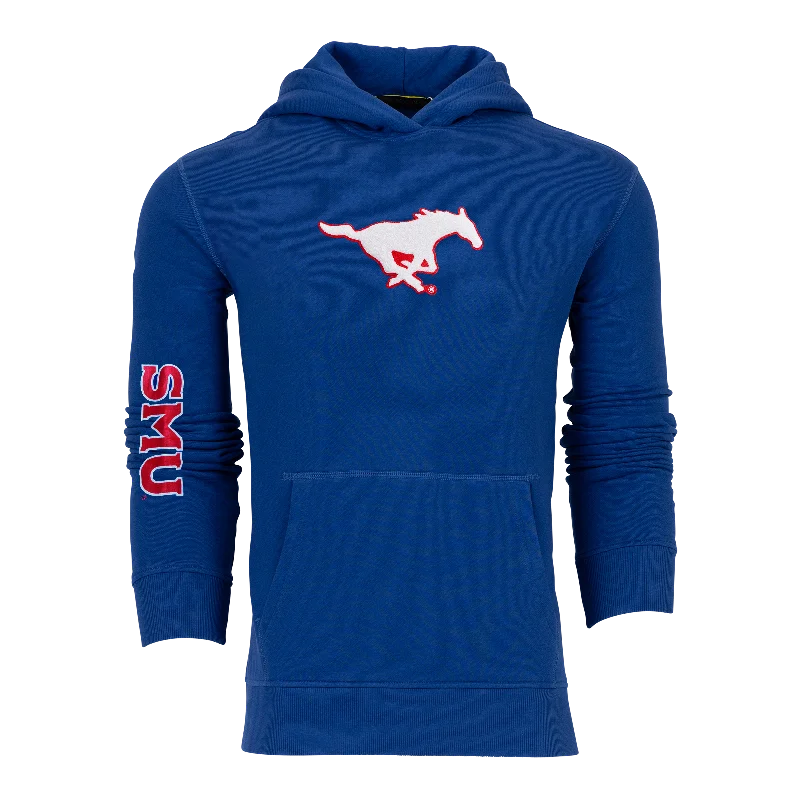 Men's fashion-forward casual hoodie-SMU Mustangs Lake Fleece Hoodie