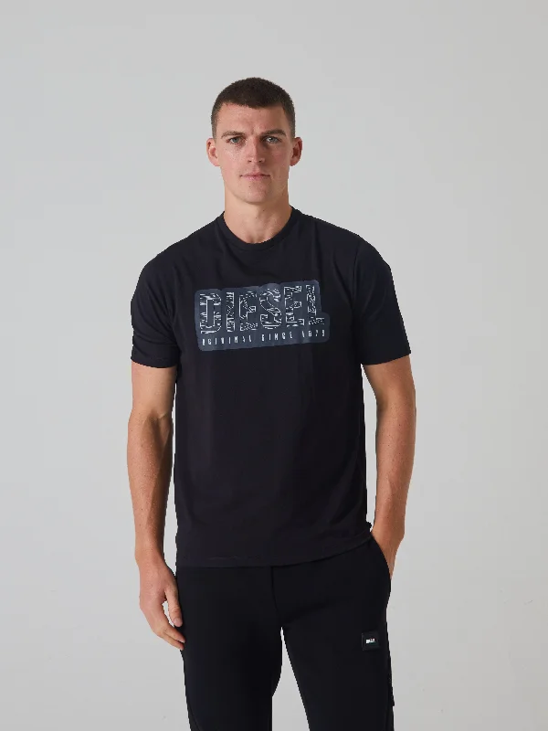 Men's weatherproof outdoor t-shirt-Kurd Tee New Black