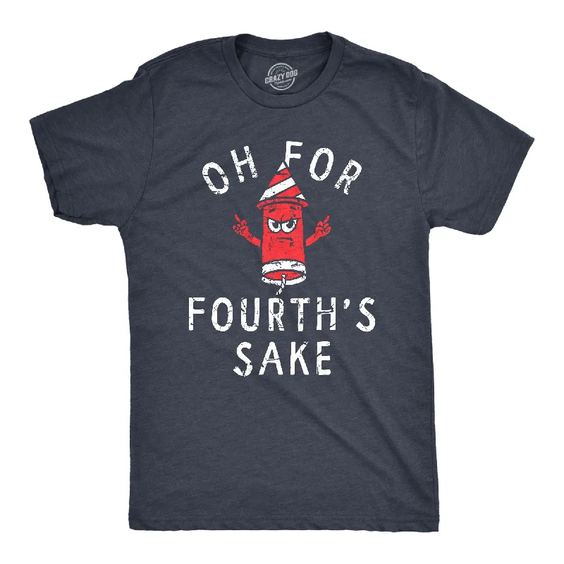 Men's summer wear t-shirt-Oh For Fourths Sake Men's T Shirt