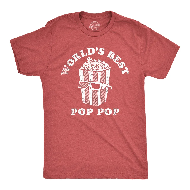 Men's modern fit t-shirt-Worlds Best Pop Pop Men's T Shirt