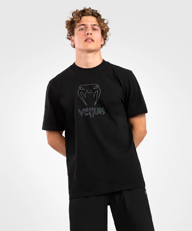 Men's sustainable jersey t-shirt-Venum Classic T-Shirt - Black/Black Reflective