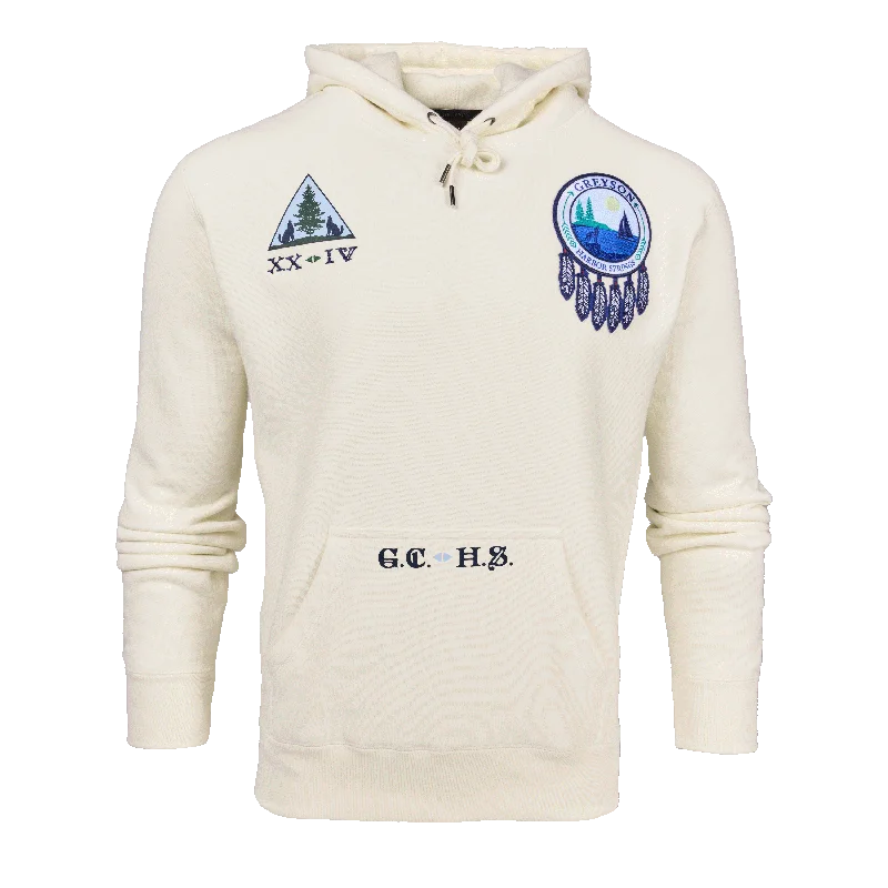 Men's quick-dry athletic hoodie-Lake Dreamcatcher Fireside Hoodie