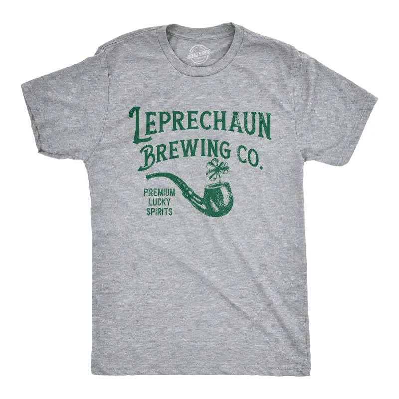 Men's tech fabric athletic t-shirt-Leprechaun Brewing Co Men's T Shirt