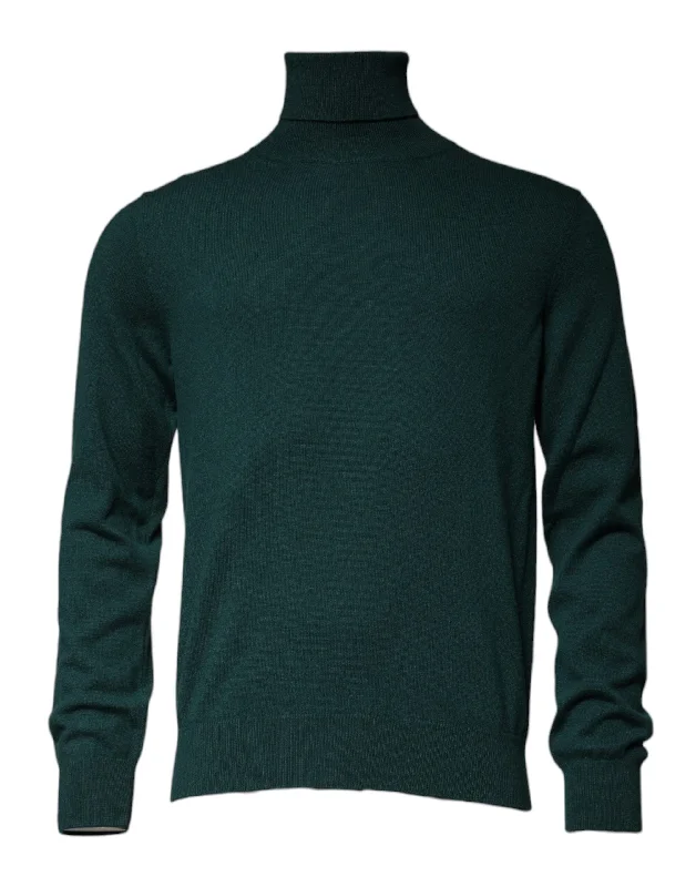 Men's no-iron sweater-Dolce & Gabbana Cashmere Turtleneck Men Pullover Men's Sweater