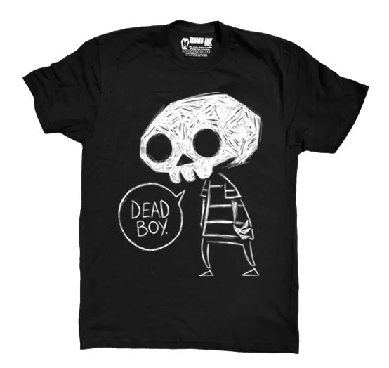 Men's lightweight gym wear shirt-Dead Boy Men Tshirt