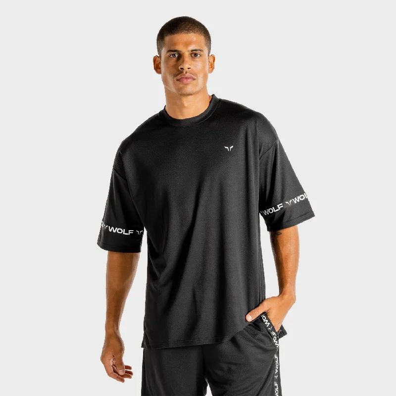 Men's antibacterial fabric t-shirt-Core Basketball Tee - Onyx