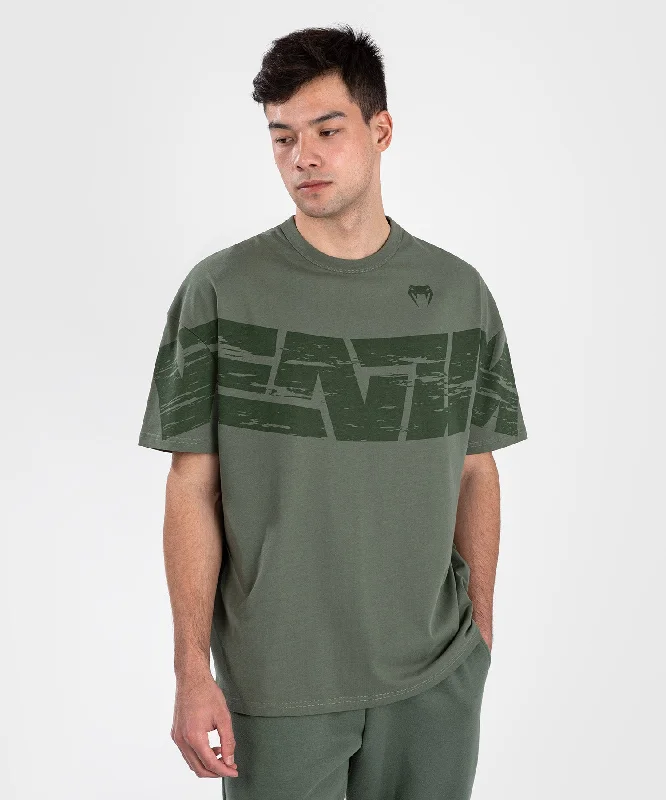 Men's relaxed fit athletic t-shirt-Venum Connect XL T-shirt - Green